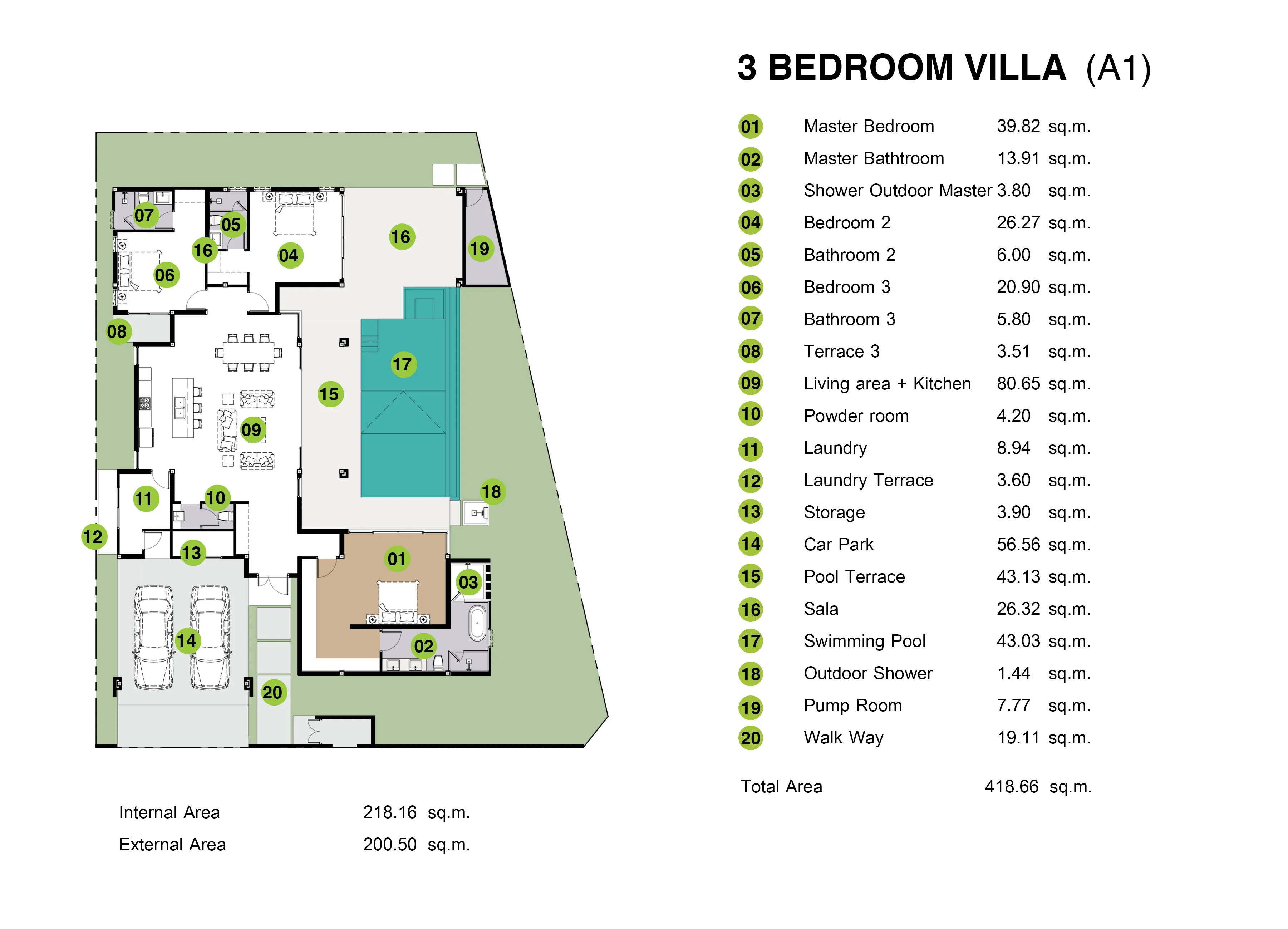 The Breeze Villas · A 1 1
