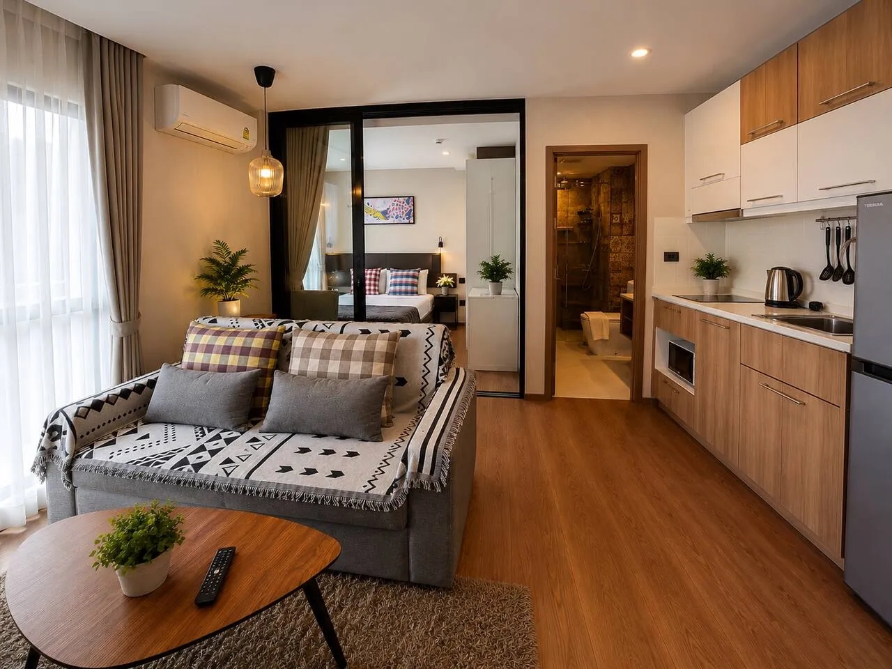Cozy 1br in Rawai Quiet Area balcony&fast wi-fi 4