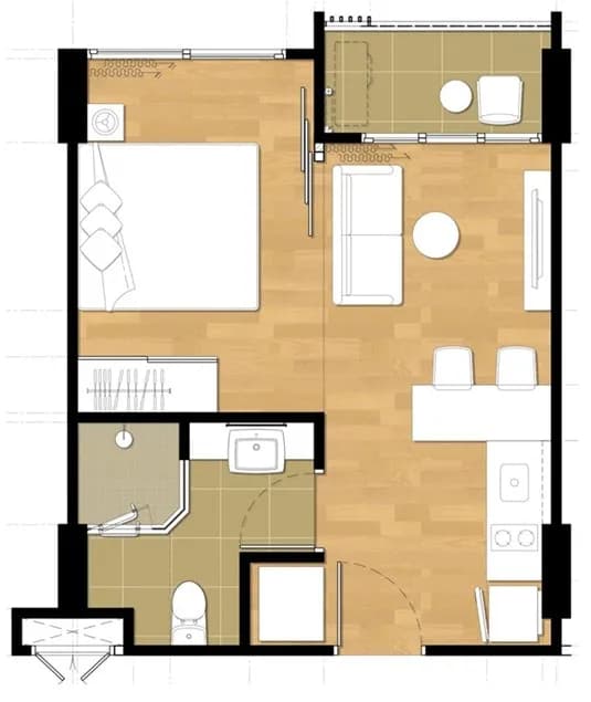 Diamond Condominium · B401 1