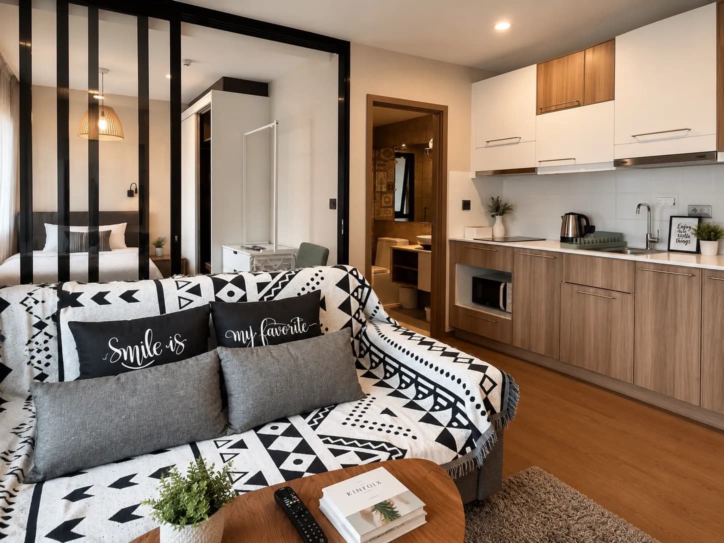 Modern 1BR Apartment in Rawai | 2Min to Beach 3
