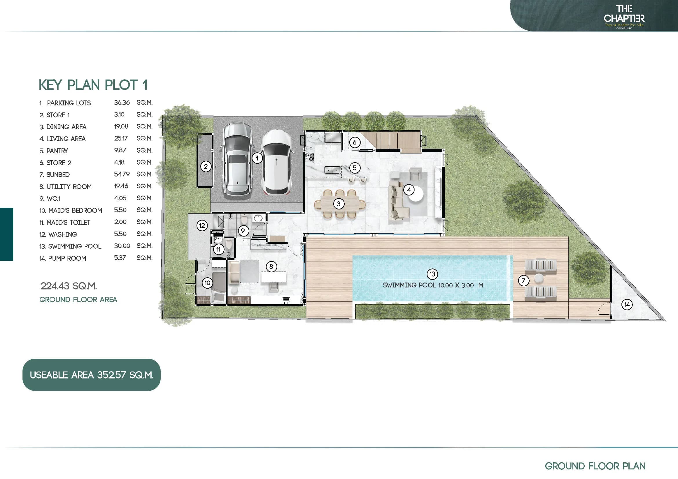 The Chapter Tropical Modern Pool Villa · C1 1
