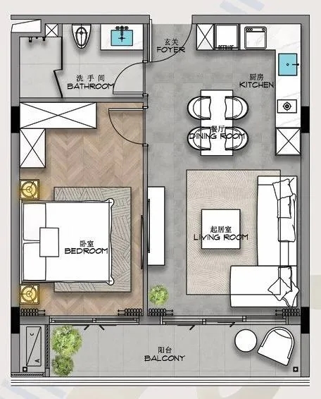 Ayana Heights Seaview Residence · F-204 1