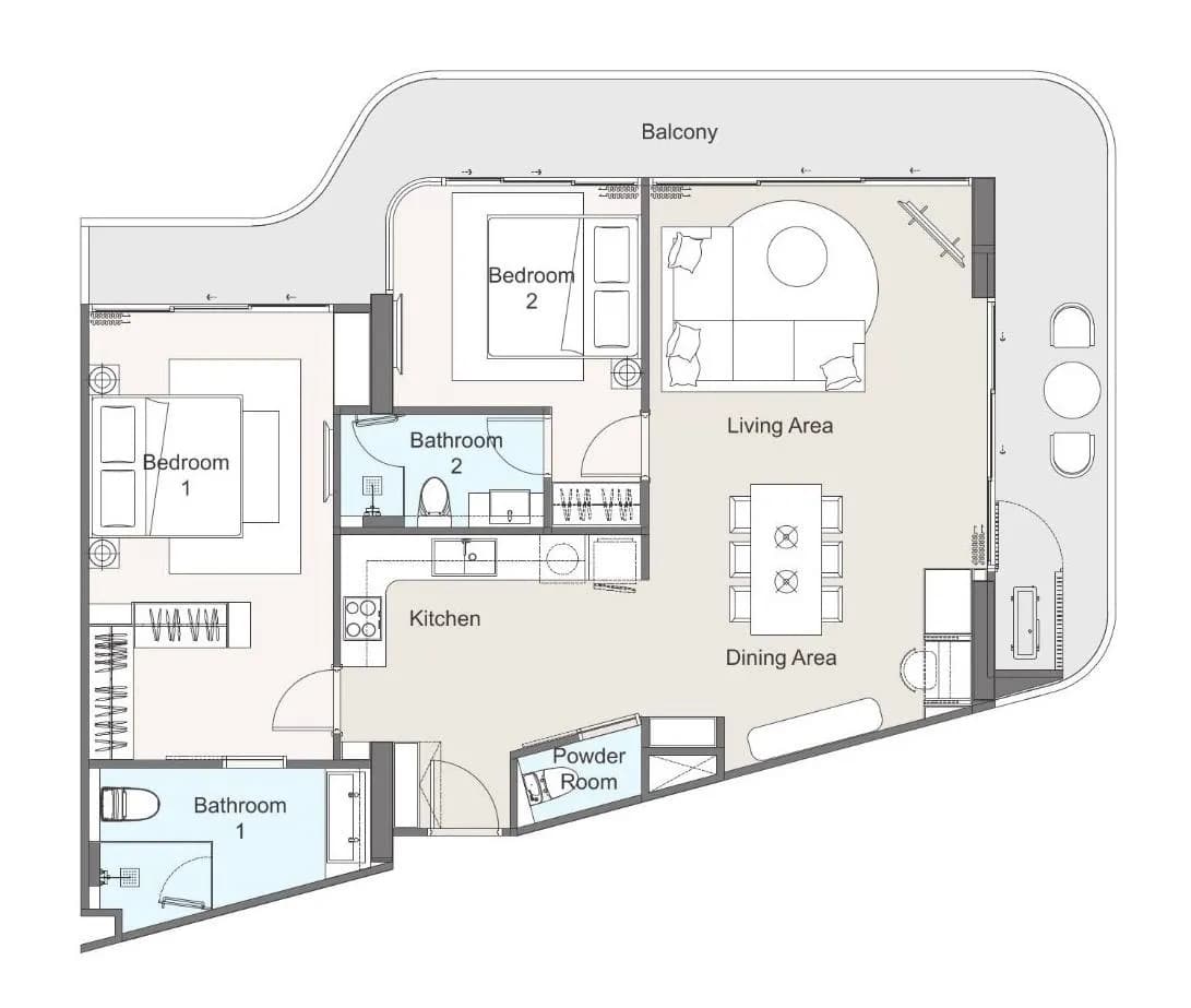 Bellaguna Golf Residences Hibiscus · 3207 1