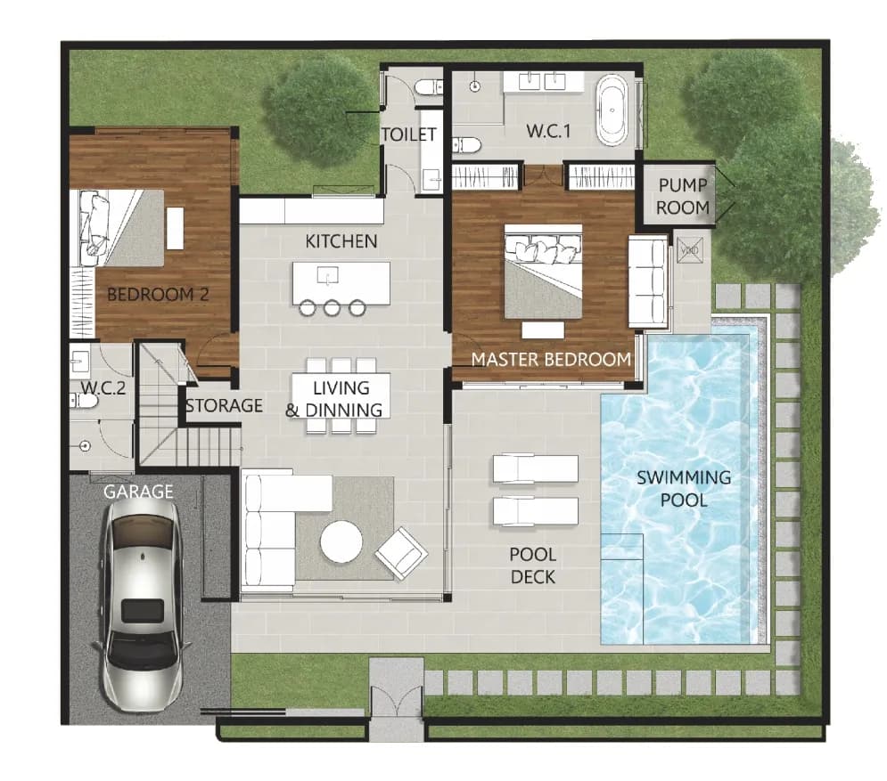 Elite Chalong Hidden Oasis Villas · 3 1