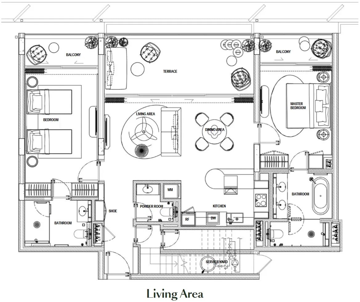 Gardens of Eden: Eden Residences · 2 BR Penthouse 1