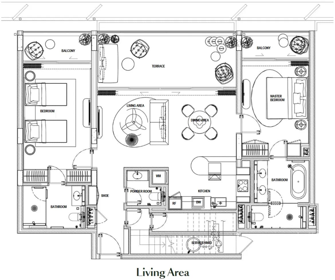 Gardens of Eden: Eden Residences · 2 BR Penthouse 1