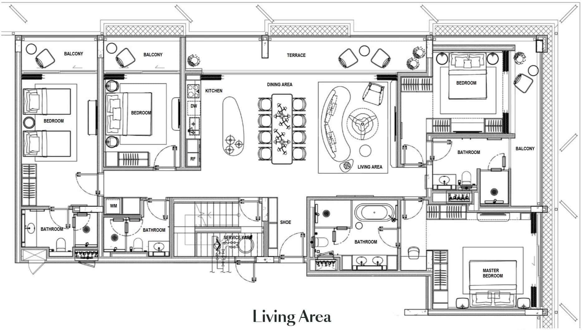 Gardens of Eden: Eden Residences · 4 BR Penthouse 1