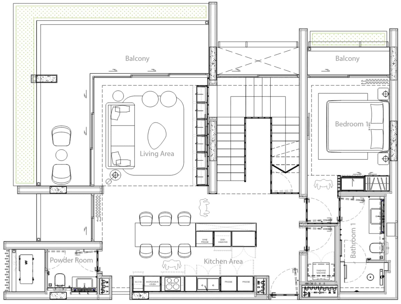 Gardens of Eden: Park Residences · 3 BR Penthouse 1