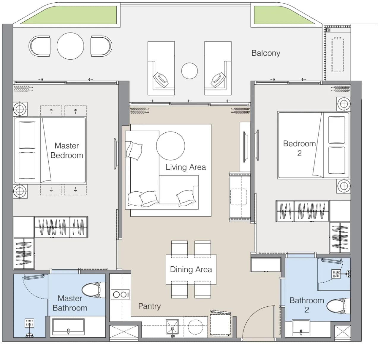 Laguna Lakelands Waterside Residences · 1306 1