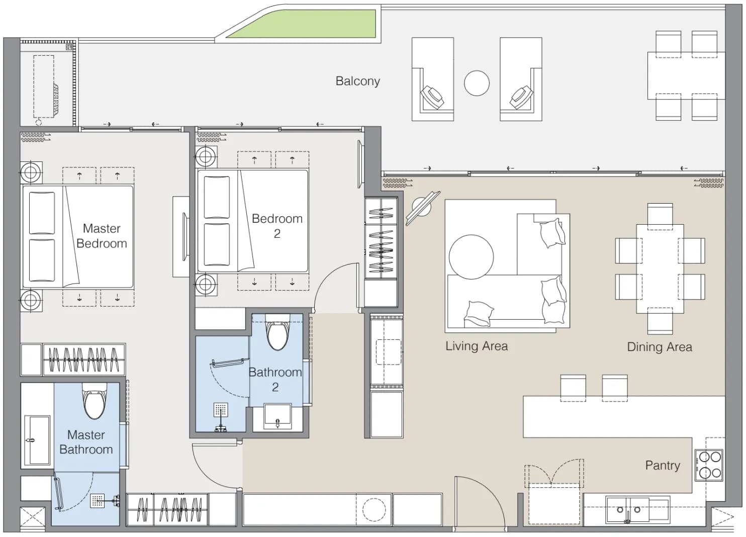 Laguna Lakelands Waterside Residences · 2208 1
