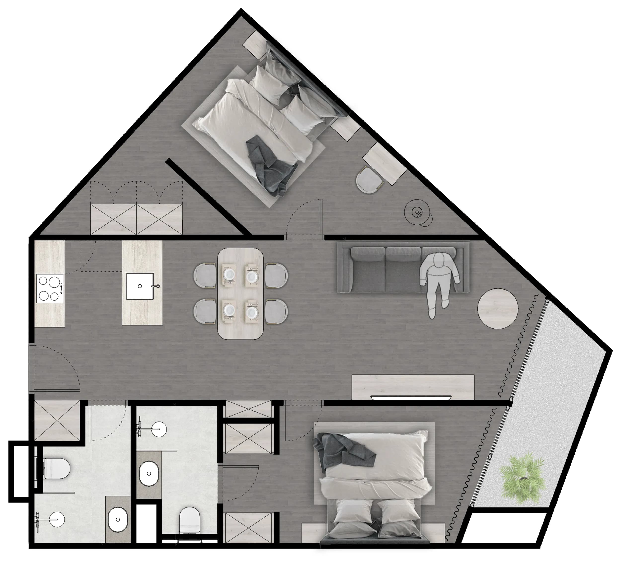 Raddison Next Point Condominimum · 1308 1