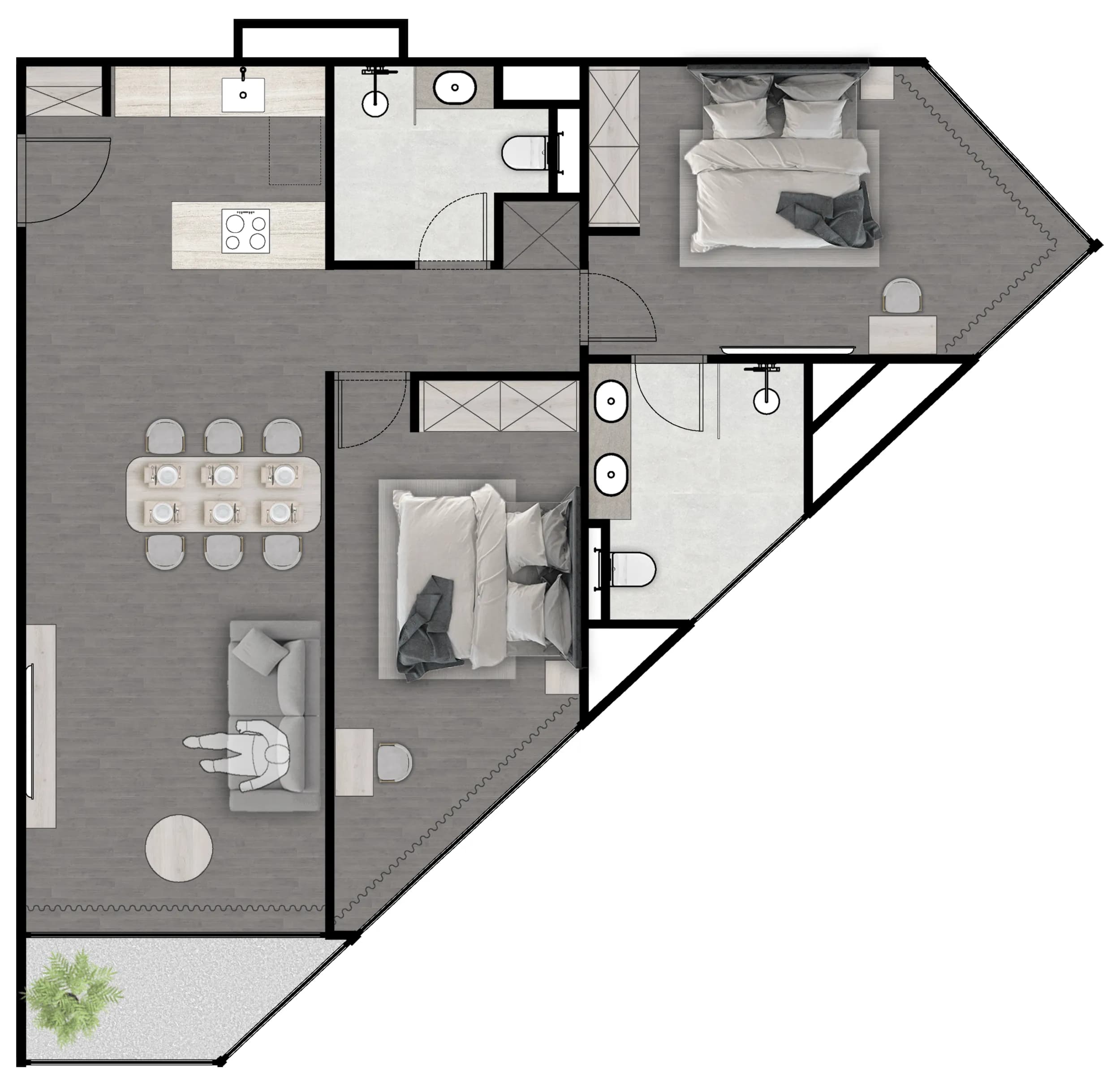 Raddison Next Point Condominimum · 2411 1