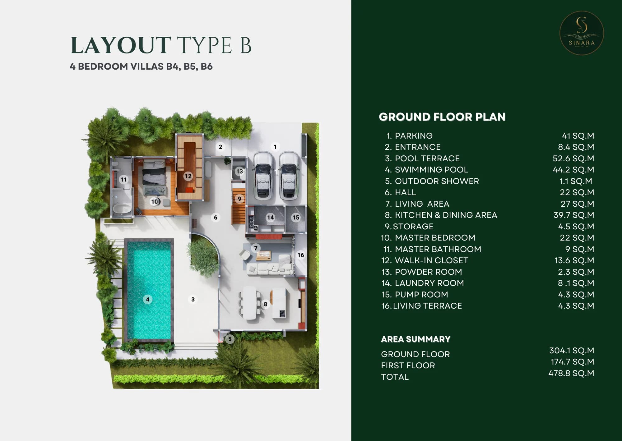 Sinara Pool Villas · 6 1