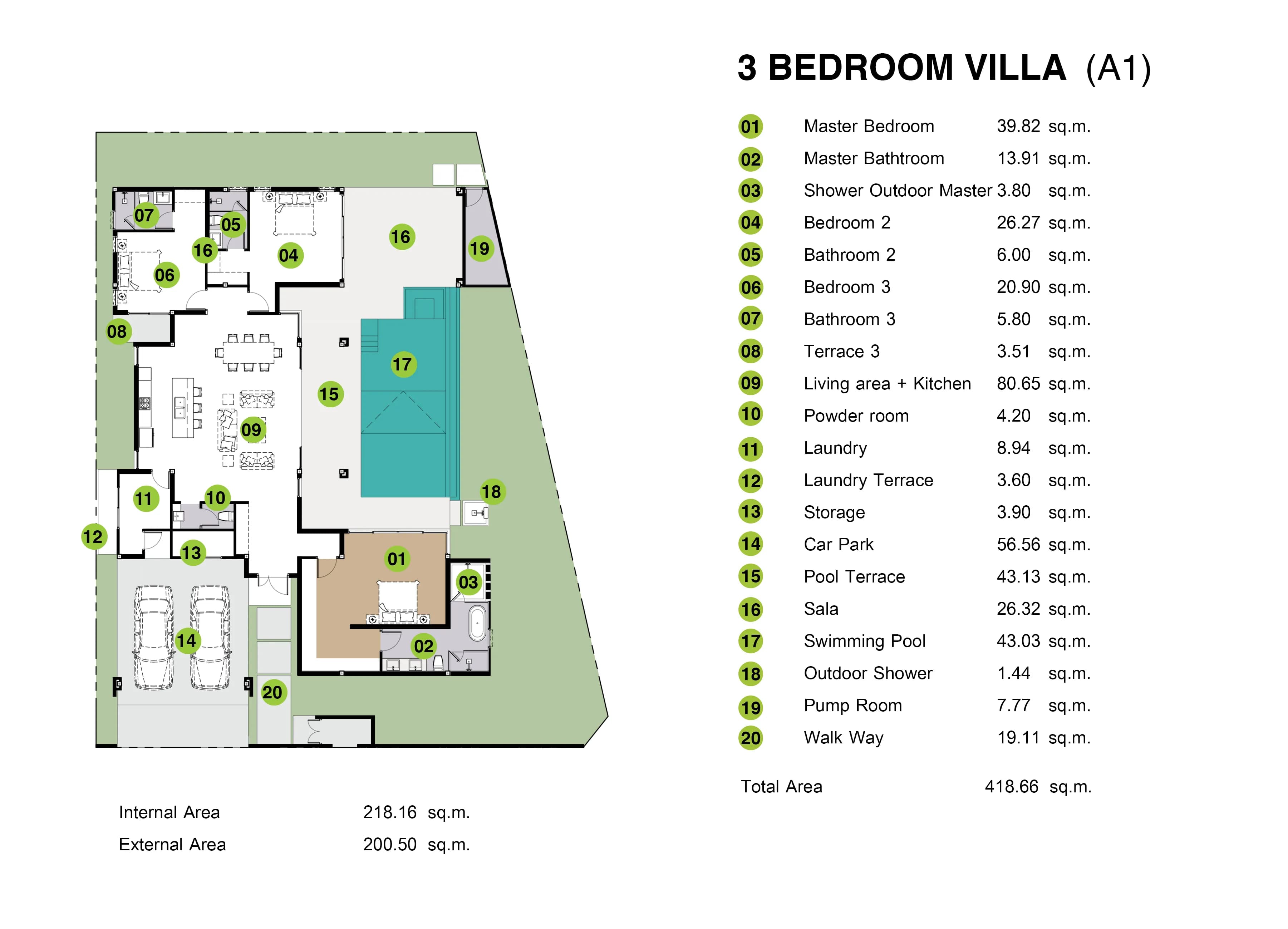 The Breeze Villas · A 1 1