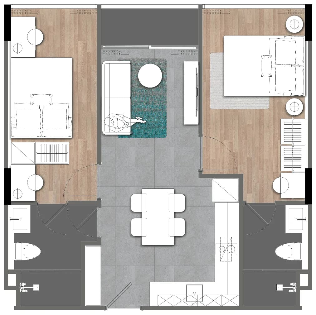 Wyndham Fantasea Condo Chalong · C206 1