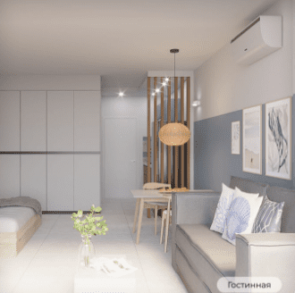 Студия Тип G в Babylon Sky Garden Фаза 2